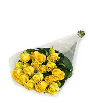 Radiant Sunshine - 24 Yellow Roses Bouquet
