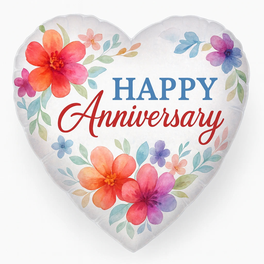 Happy Anniversary Air Filled Balloon
