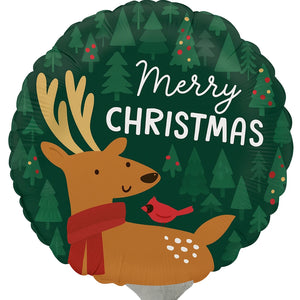 Green Merry Christmas Mylar Balloon 9