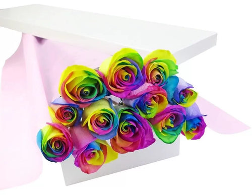 Rainbow Roses