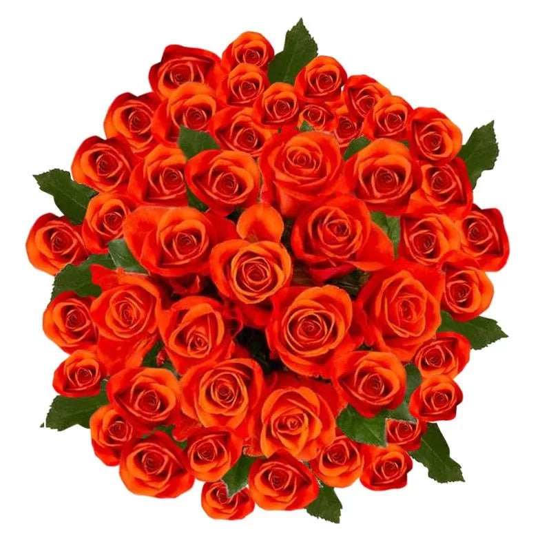 Simply Orange Rose Bouquet