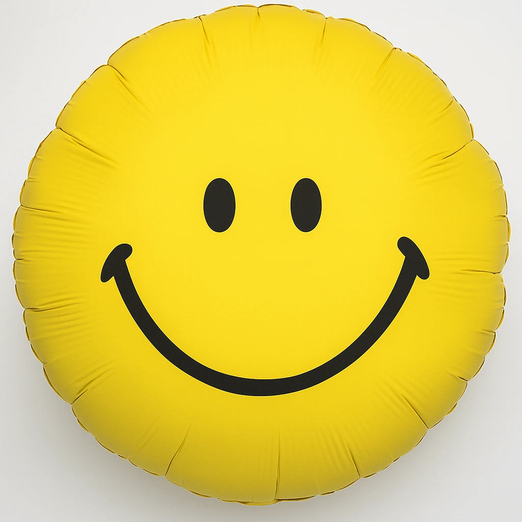 Happy Face Air Filled Balloon 9